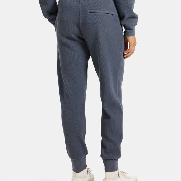 🥳HP NWT Men’s Theory Essential Sweatpant in Waffle Knit Cotton - Picture 3 of 12